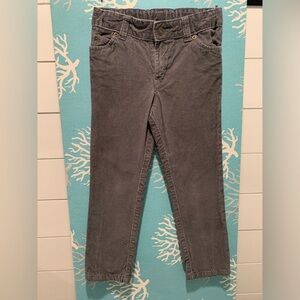 Carters gray corduroy pants